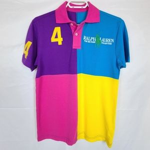 Ralph Lauren bright color block tshirt